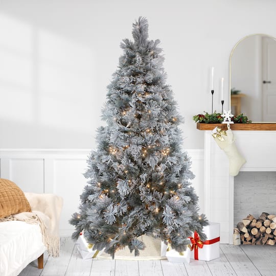 7.5Ft Pre-Lit Black Spruce Artificial Christmas Tree, Clear LED Lights By Northlight | 7.5 ft | Michaels®